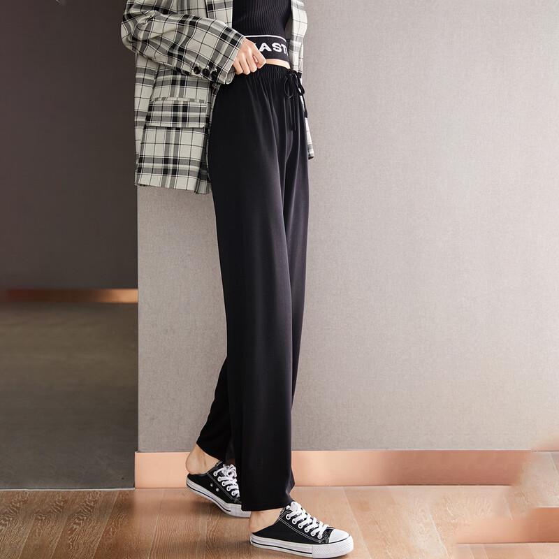 Srcr Women's High-Waist Wide-Leg Drape Trousers