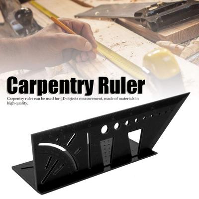 Measuring Tool Made of Olastic, Multifunctional Plastic Angle Gauge Woodworking Tools for Engineers Carpenters