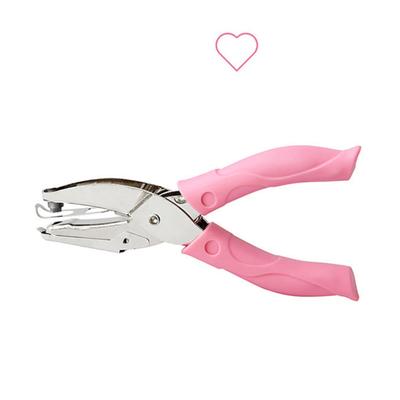 Small Single Hole Punch Comfortable Handle Compact Lightweight Handheld Hole Puncher for Home