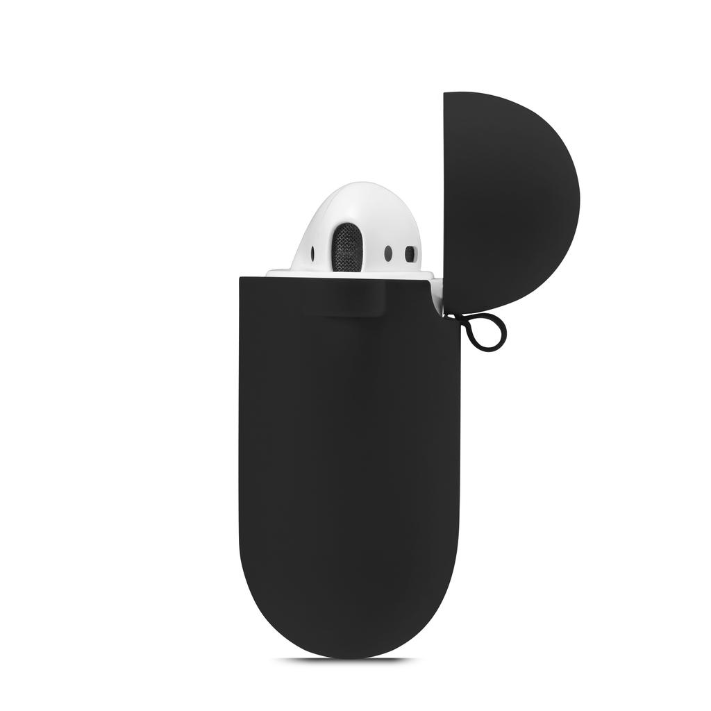Wireless Bluetooth Earphones Case Silicone Protective Cover For Apple Air Pods 2 1 Soft Cover Headphone Accessories With Keychin