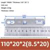 304 Stainless Steel Double Hole Metal Straight Plate Thickened Flat Gasket With Holes Blocking Plate Bolt Accessories