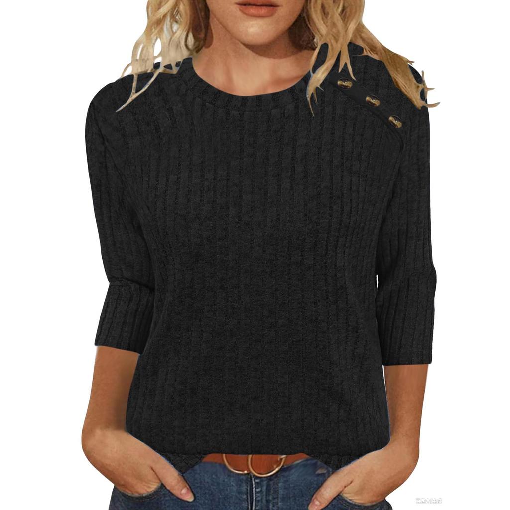 Ladies  And Winter Lazy  Loose And Comfortable Pullover Top