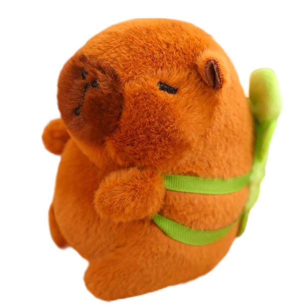 Capybara Plush Keychain Ornament - Backpack & Bag Decoration Toy