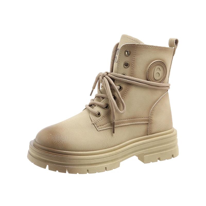 Fashion Platform Shoes Ankle Boots for Women 2024 Chunky Boots Women Ladies Shoes Stivali Black Boots Women Barefoot Shoes Zapatos Mujer