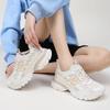 Spring New Cowhide Mesh Dad Shoes Women's Casual Sports Shoes Internet Celebrity Fried Street Platform Versatile Heightening Shoes