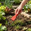 Désherbeur à boucle manuelle en acier inoxydable Outil manuel de désherbage à boucle pour désherbage et ameublissement de jardin et de cour