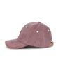 Bajal Va Square Pigment Label Ball Cap Red Bean