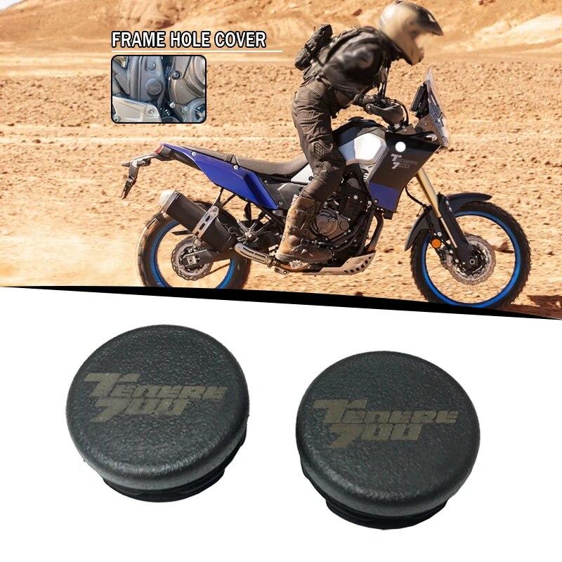 

TENERE 700 Frame End Caps For YAMAHA Tenere700 XTZ 700 XT700Z Frame Hole Cover Caps Plug Decorative Accessories чорний