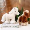 Chinese Style Horse Plush Toy Simulation Pony Decor New Year Mascot Decor  Cultural Display