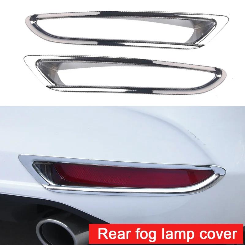 For Mazda 3      2024 2025 ABS Car Front Rear Fog Light Lamp Cover Trim Decoration Sticker Auto Accessories