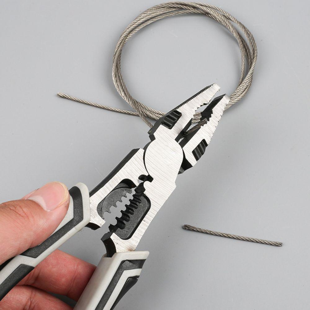 Flat/Pointed Mouth 9-inch Wire Plier Labor-Saving Wire Stripper Household Vise Pliers  Electrician