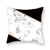 Marble Sofa Decoration Gold Black Geometric Cushion Cover Sofa Stripe Bedroom Living Room Throw Pillow Cover
