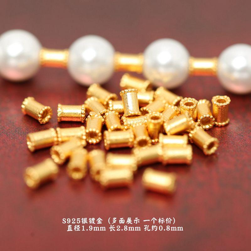 

Сделай сам Непал Старое золото Маленькие аксессуары для талии Бамбуковое сочленение 14# silver plated bamboo small barrel beads