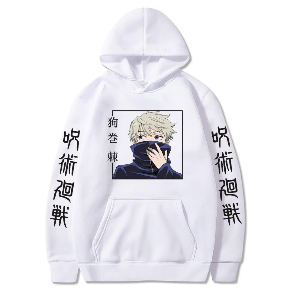 Oversized Manga Jujutsu Kaisen Tokyo Graphic Printed Hoodies Vintage Hooded Long Sleeves Hoodie Men Women Clothes