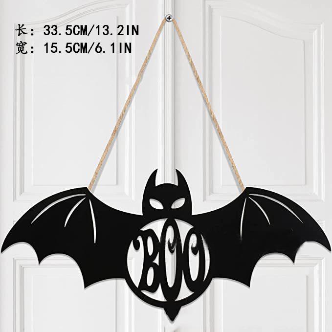 

Креативные настенные знаки Праздничные украшения на Хэллоуин Подвесные знаки bat чёрный