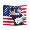SSeungmin SKZ Kpop Wandteppich Amerikanische Flagge Ästhetisches Wandbehang Banner Zimmer Heim Kunst Dekor