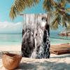 Wild Bears Mountain Forest Soft Beach Towel Outdoor Camping Vacation Swimming Beach Towel Outdoor Absorbent Bath Towel Blanket A6