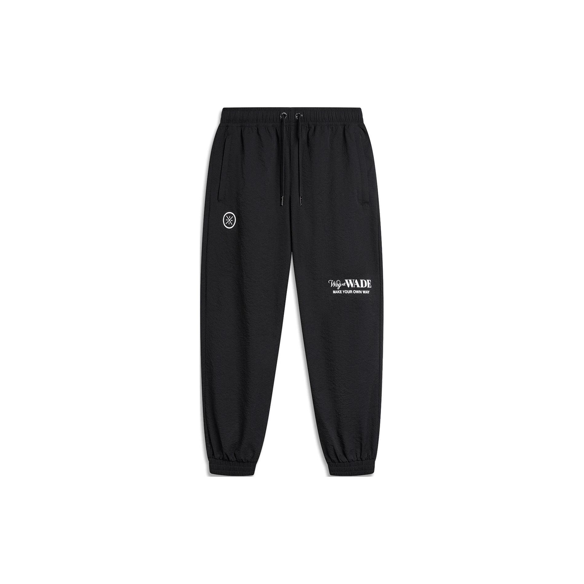 Li Ning Casual Pants Men s Black AKQU399-6 M
