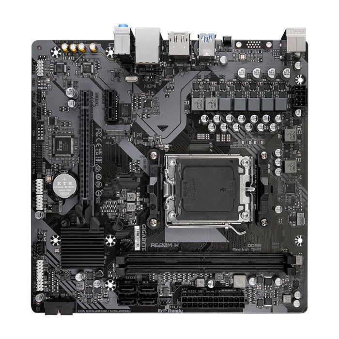 Carte mère - gigabyte - a620m h - format micro-atx - chipset amd a620 - ddr5 &amp; pcie 4.0