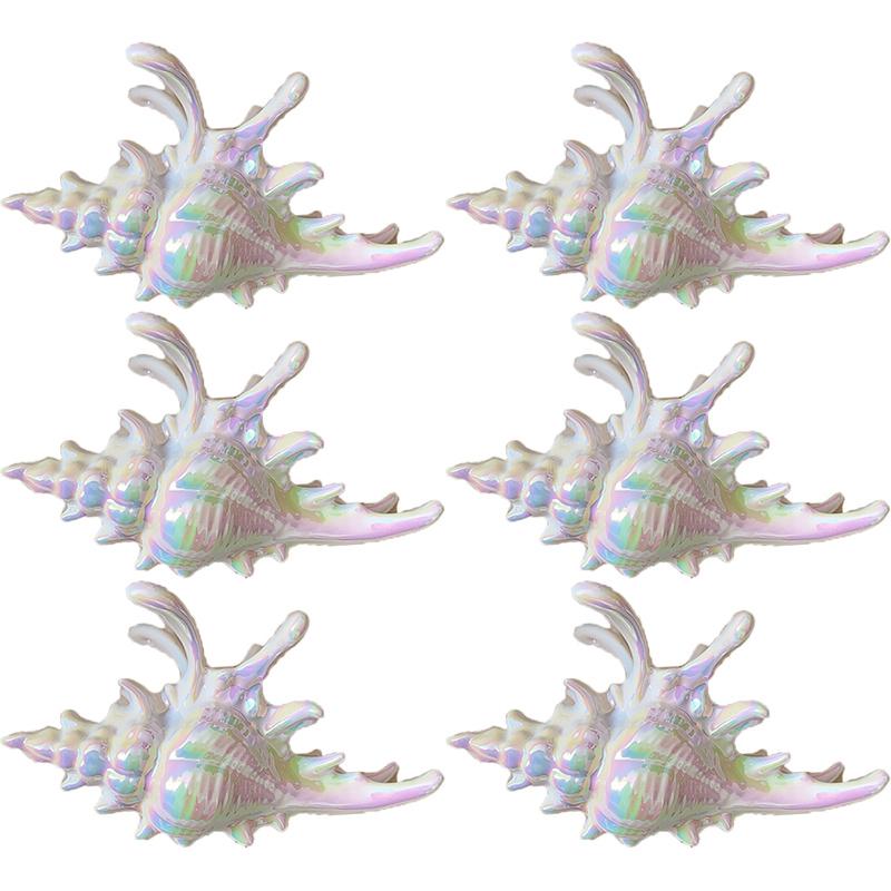 Plastic Conch Hair Clip Women's New Fashionable Resort Style Shark Clip Marine Hair Accessories