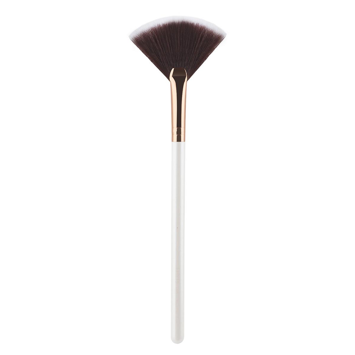 Fan-shaped Brush, Even Brush, High-gloss Brush, Fiber Hair Makeup Brush, Fixed Makeup, Loose Brush, Makeup Tool