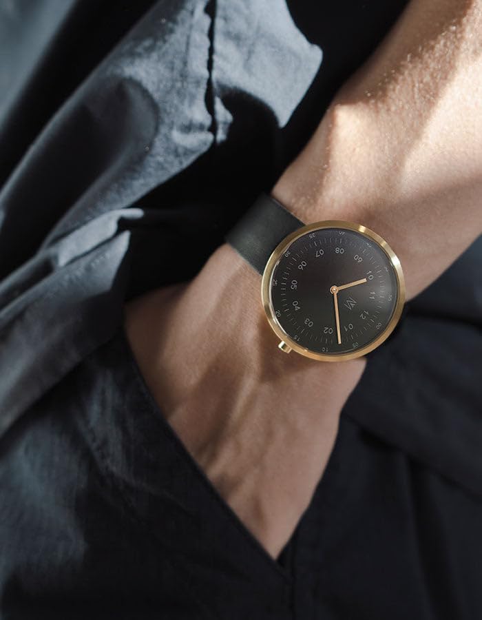 Maven Watches 40mm Artisan Series Minimalist Fashion Watch BLACK (FRIDAY 40MM)