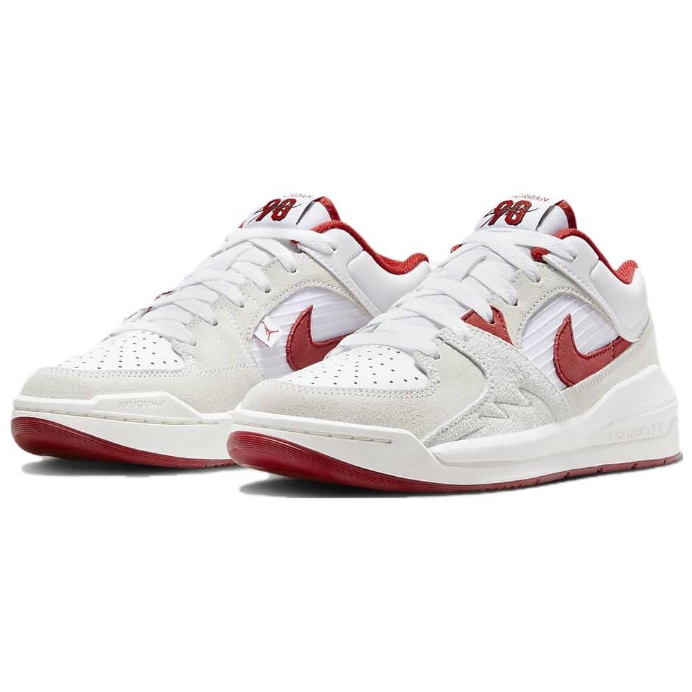 (GS) Air Jordan Stadium 90 'White Sail Varsity Red' Kids' DX4399-106
