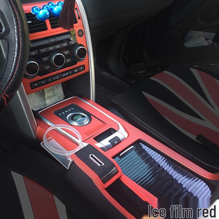 Discovery Sport Interior Carbon Fiber Shift Lever Sticker and Console Decoration Film