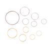 100Pcs 11Mm 12Mm 13Mm 15Mm 20Mm 30Mm Round Stainless Steel Ring For Chandelier  Bead Pendant Part Light Curtain Connector