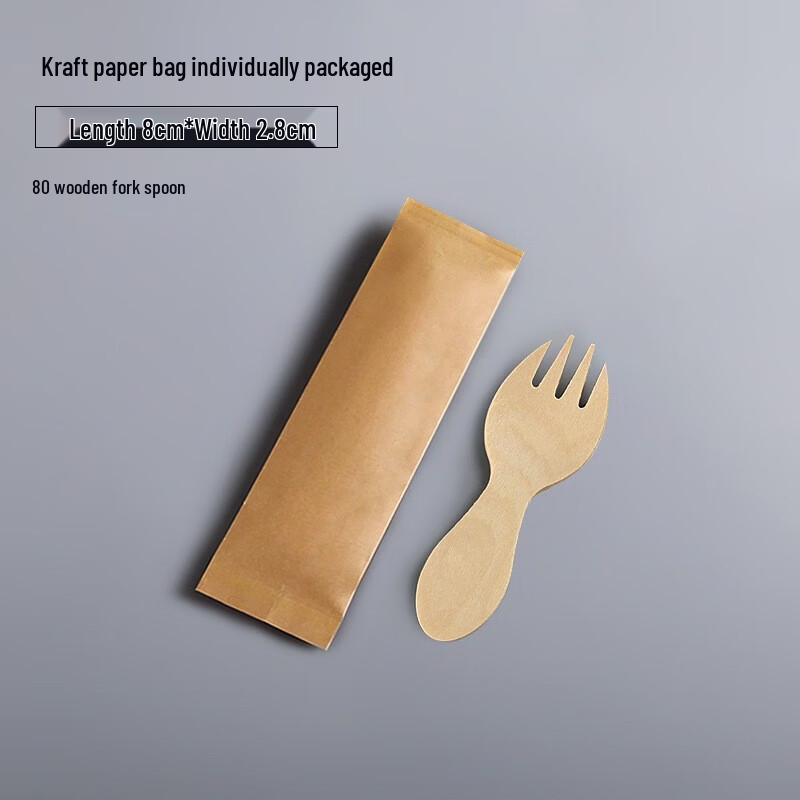 Disposable Birch Wood Fork Spoons