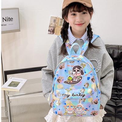 Children's Cute Flower Cartoon Schoolbag Medium and Large Class Fashion Boys and Girls Kindergarten Lightweight Versatile Backpack