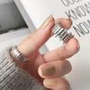 S925 Silver Retro Men's Punk Index Finger Ring - Open, Simple, Stylish Hong Kong Design