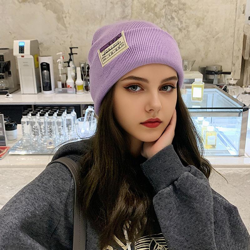 Korean Version of Autumn and Winter New Women's Outdoor Warm and Fashionable Small Basin Hat Casual Travel Color Blocking Bucket Hat