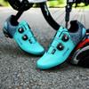 Autumn new mountain bike shoes bicycle men's and women's cycling shoes road bike lock shoes cycling shoes breathable