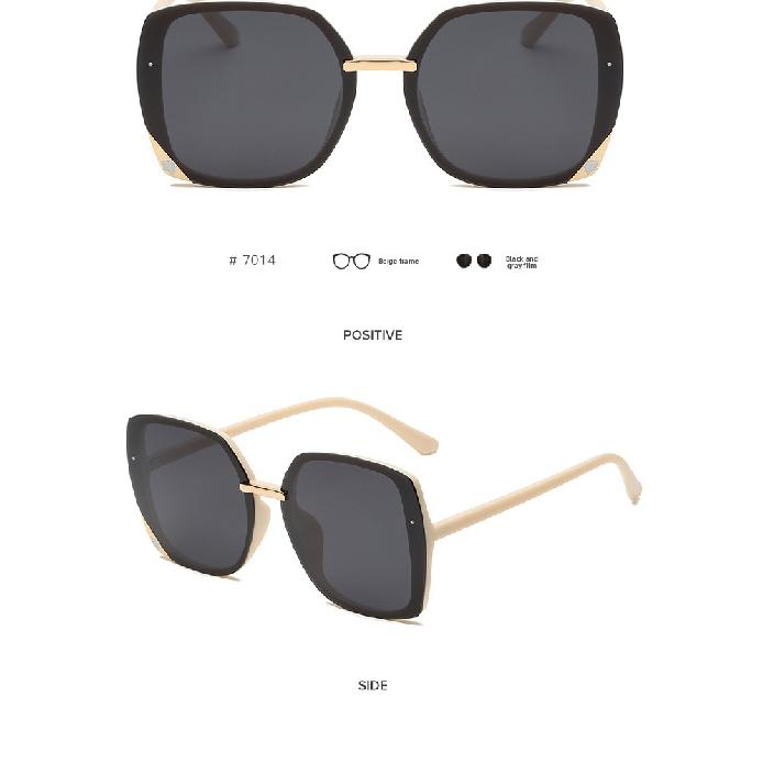 Fashionable Retro Sunglasses, Personalized Polarized Sunglasses for Women, UV400, Light Luxury