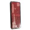 2X Red Light Rear Bike Quad Scooter Bike Reflector License Plate Rectangle Reflector for