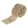 Mesh Wrap Roll     Rhinestone Ribbon Wedding Decoration (Blue & Black)