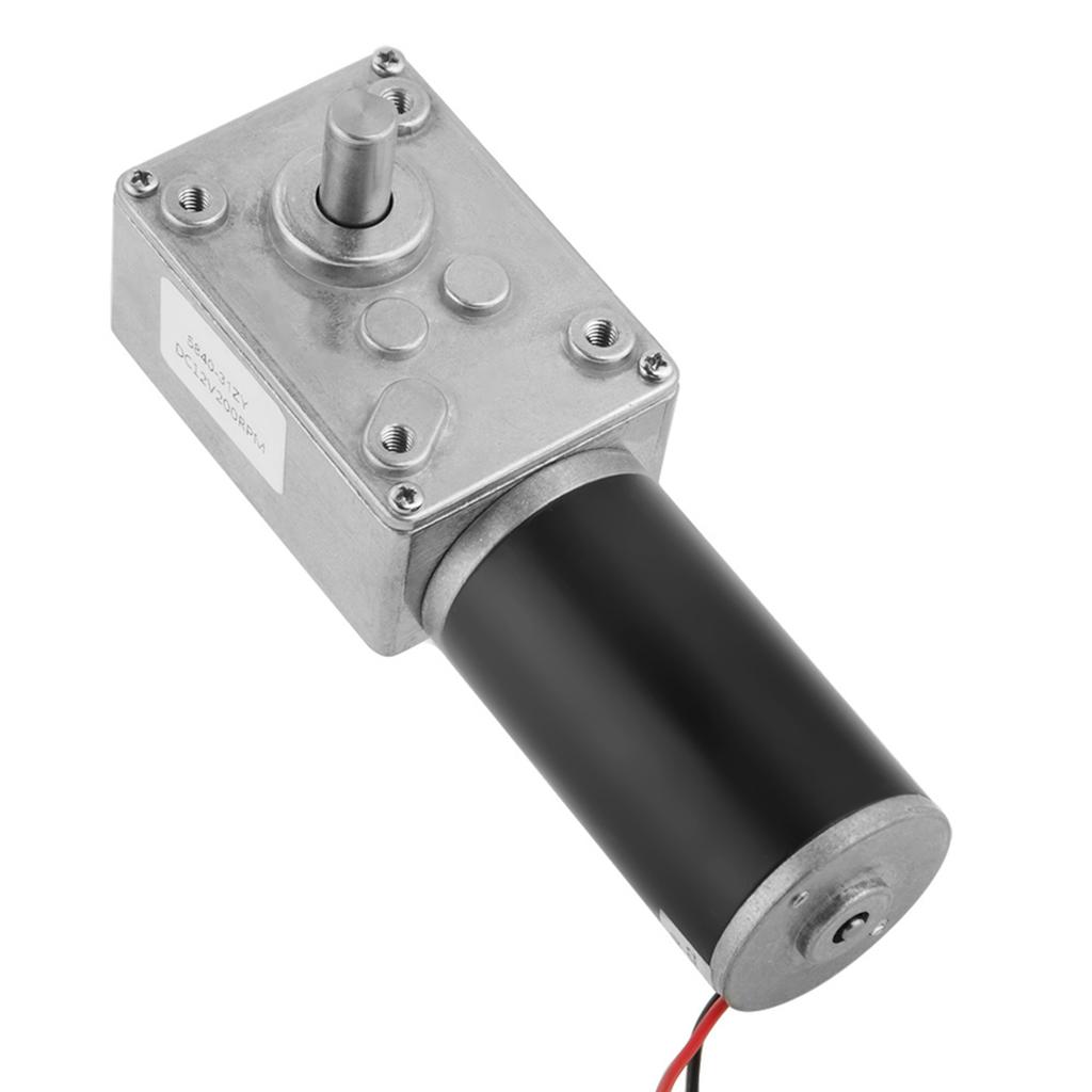 12V 200RPM 5840‑31ZY Permanent Magnet DC Turbo Worm Geared Motor Reduction Motor