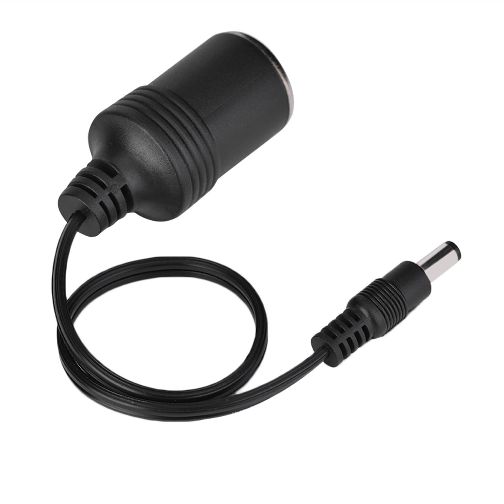 

DC 5.5 x 2.1mm Female Plug to Car Cigarette Lighter Female Socket Power Supply Cable