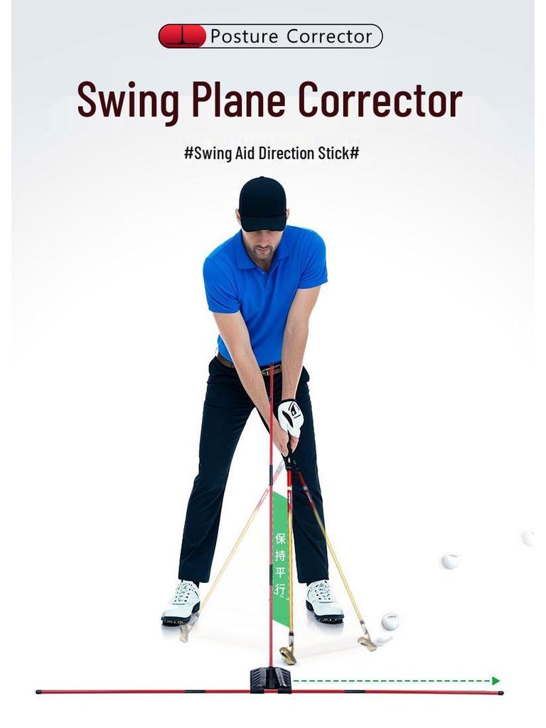 PGM Golf Flat Swing Practice Corrector: Swing Angle & Posture Training
