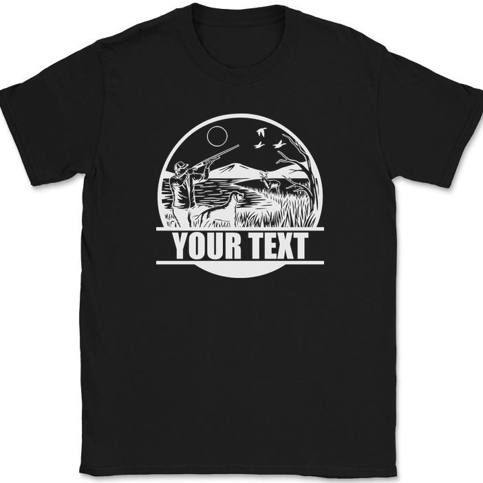 

Hunting Custom Your Text Personalized T-Shirt Duck Group Trip Hobby Tee M