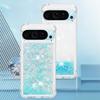 Bling Brokat Przezroczysty Płynny Ruchomy Piasek Etui na Telefon dla Google Pixel 10 Pro XL 9 8 Pro 10A 9A 8A 7A Poduszka Powietrzna Odporne na Upadki Wstrząsoodporne Ochronne Etui Funda