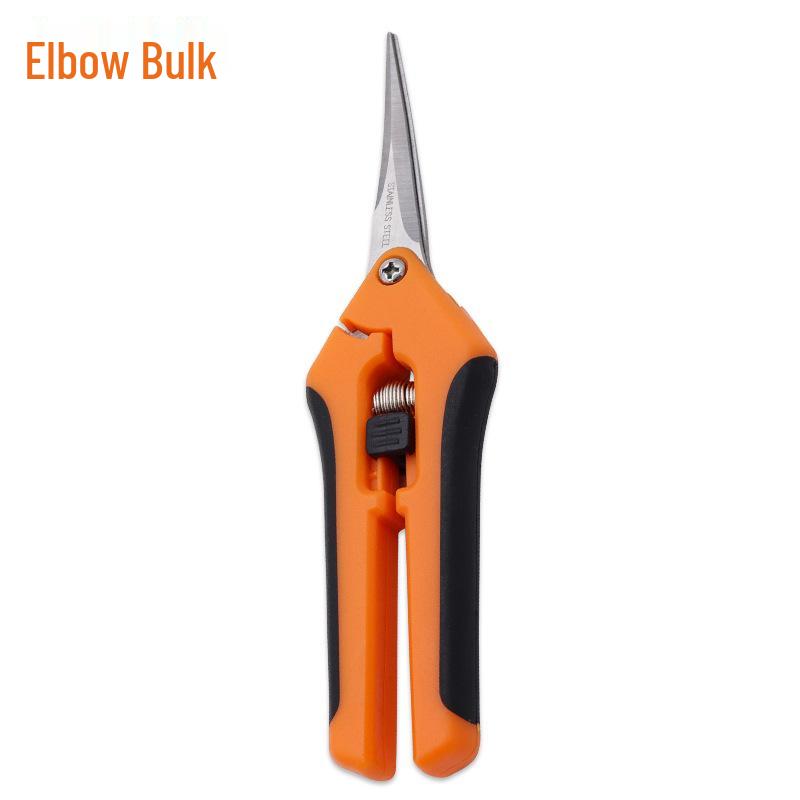 Stainless Steel Pruning Shears for Flowers, Fruit, and Vegetables - Straight Head Gardening Shears
