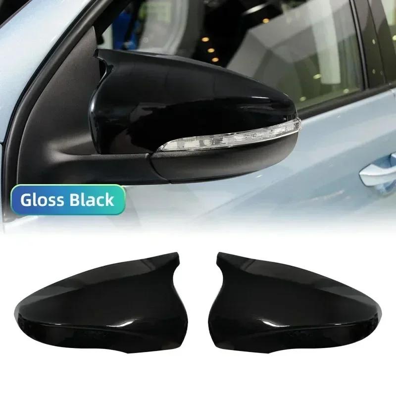 2x Carbon Look Side Wing Mirror Cover For VW For Volkswagen Golf 6 MK6 GTI GTD 2009-2013 Side Rear View Mirror Cap Cover