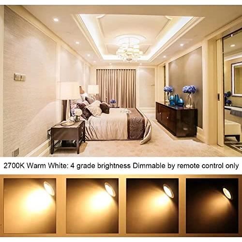 Ampoule LED GU10 - HYDONG - 6W Dimmable - 12 Couleurs - Blanc Chaud 2700K