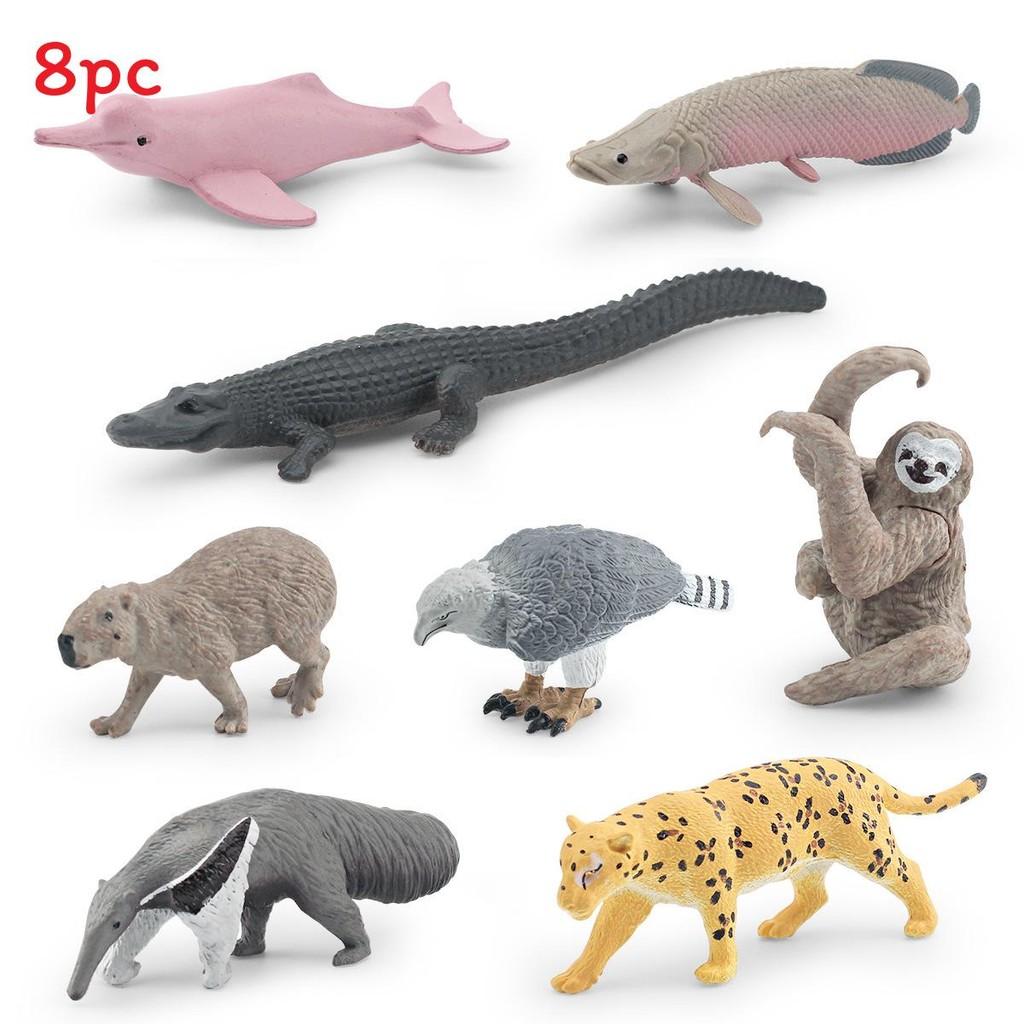 Crocodile South Dolphin American Animal Model Set Home Decor And Toy Teaching