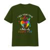 I See Your True Colors Puzzle World Autism Awareness Month T Shirt Women Tops vintage Washed Unisex Stretched streetwear Casual