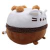 Kawaii Ice Cream Cake Fat Cat Plushies Soft Stuffed Animals Pillow Accompany Sleep Toys Home Decoration Kids Toy Birthday Gifts