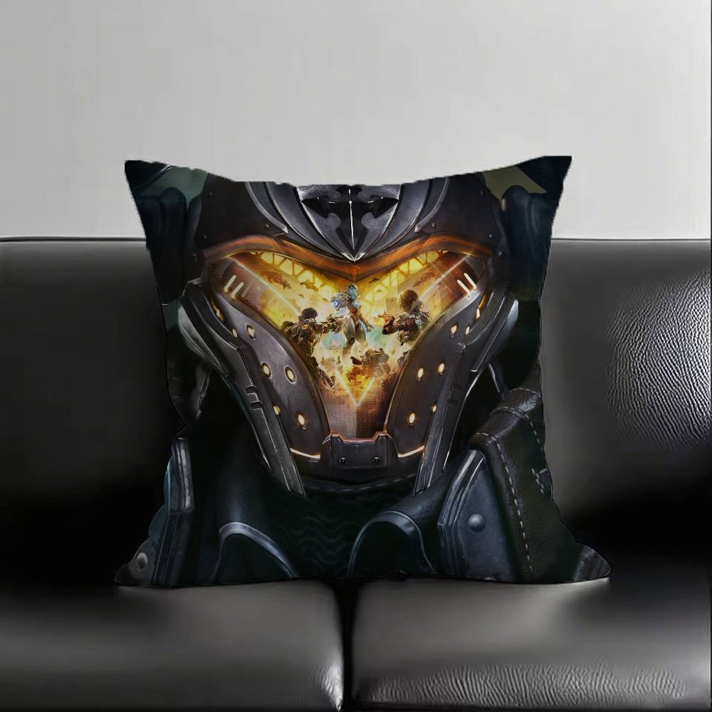 1pc The First Descendant Game Pillow Case Fashion Square Pillowcase Bedroom Sofa Room Ins Decoration Leisure