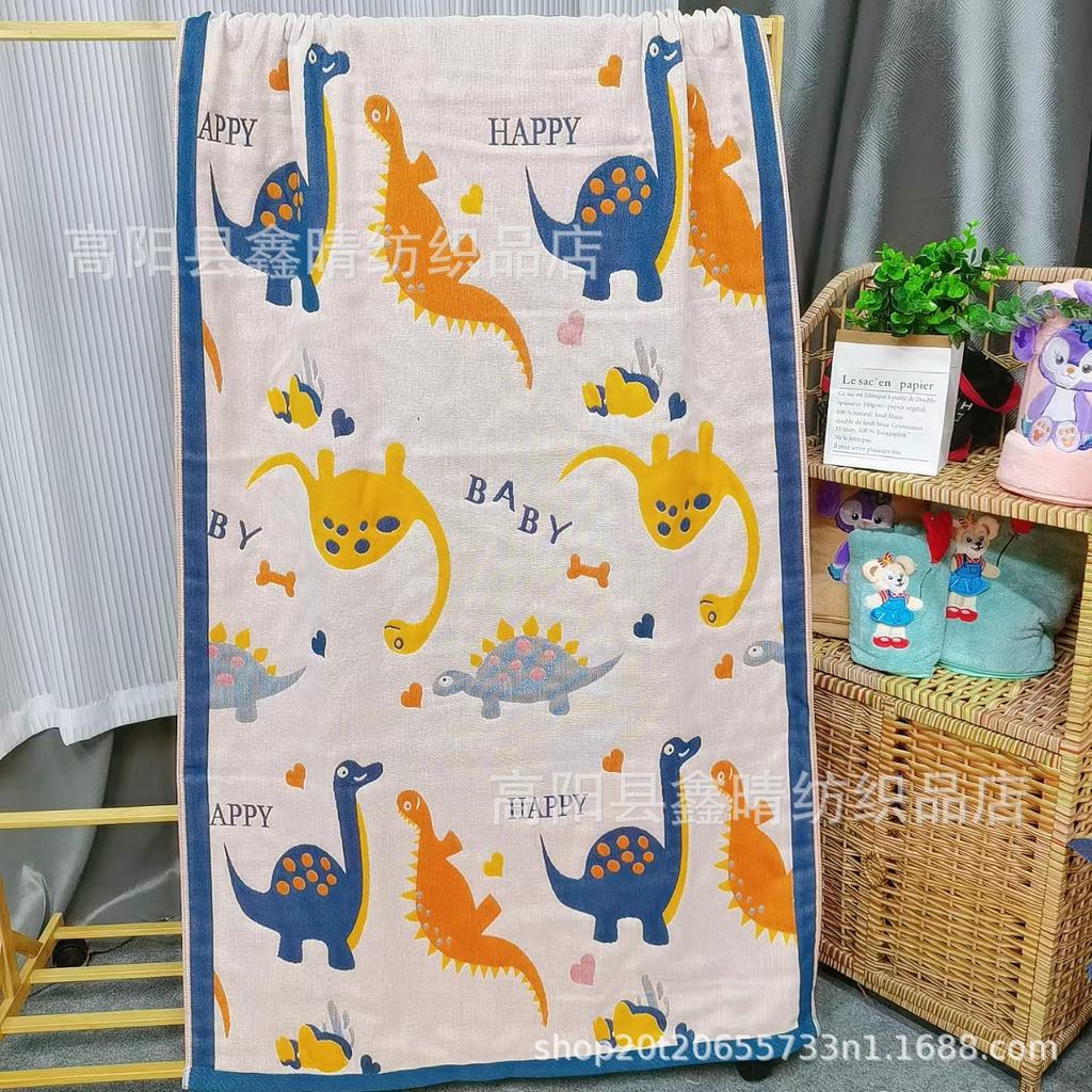 Pure Cotton Gauze Bath Towel Adult Men And Women Plus 80/160 Dirt-Resistant And Water-Absorbing Soft Cotton Quick-Drying Gauze Bath Towel